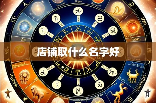 店铺取什么名字好