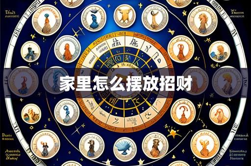 家里怎么摆放招财