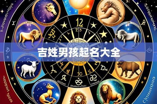 吉姓男孩起名大全
