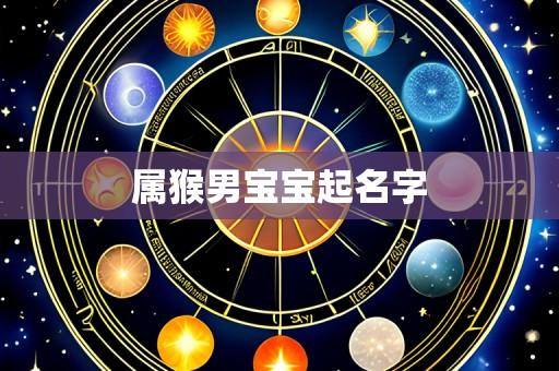 属猴男宝宝起名字