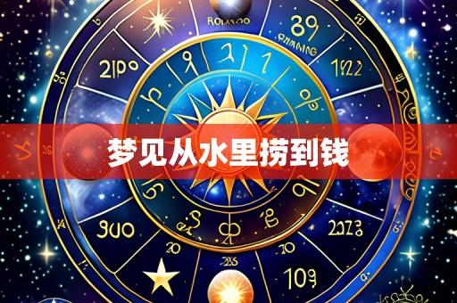 梦见从水里捞到钱