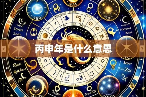丙申年是什么意思
