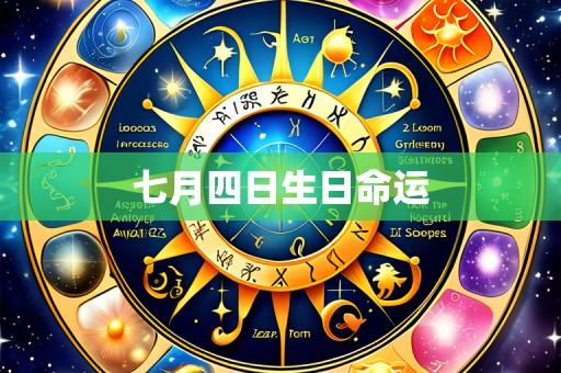 七月四日生日命运