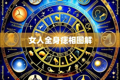 女人全身痣相图解