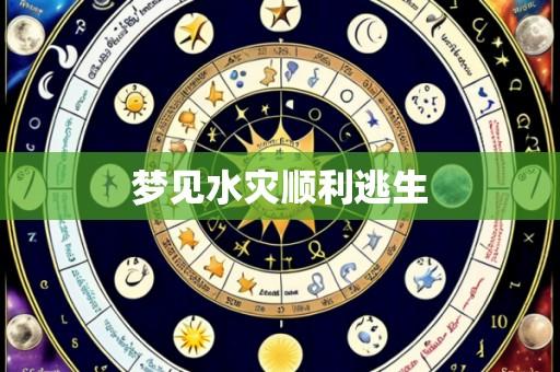 梦见水灾顺利逃生