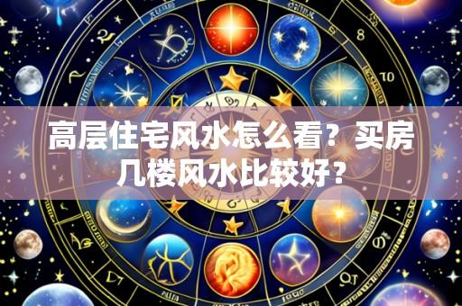 高层住宅风水怎么看?买房几楼风水比较好?