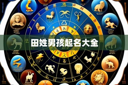 田姓男孩起名大全