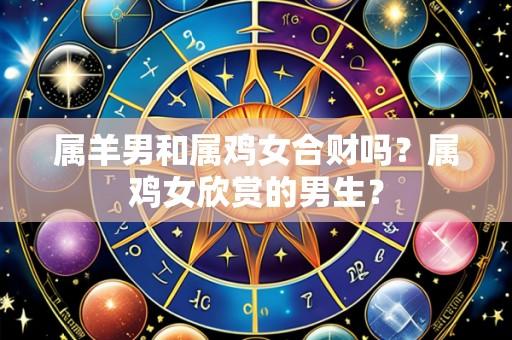 属羊男和属鸡女合财吗?属鸡女欣赏的男生?