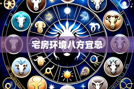 宅房环境八方宜忌