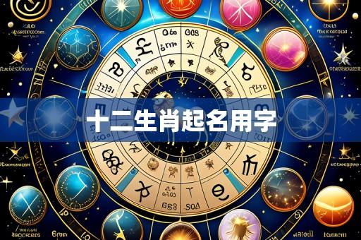 十二生肖起名用字