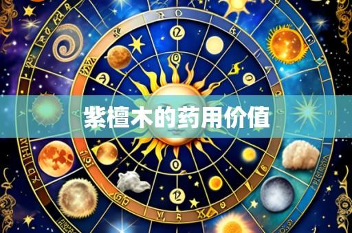 紫檀木的药用价值