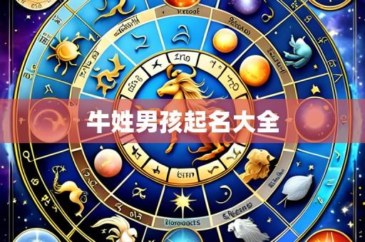 牛姓男孩起名大全