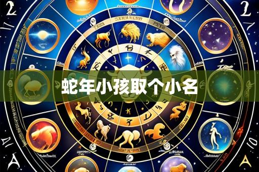 蛇年小孩取个小名
