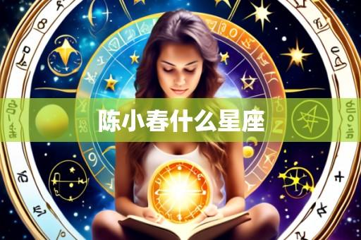 陈小春什么星座