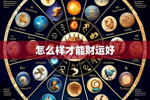 怎么样才能财运好