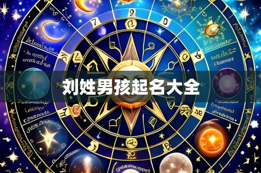 刘姓男孩起名大全