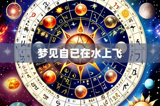 梦见自已在水上飞