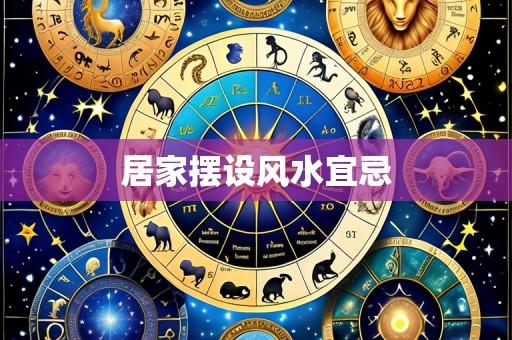 居家摆设风水宜忌