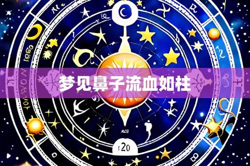 梦见鼻子流血如柱