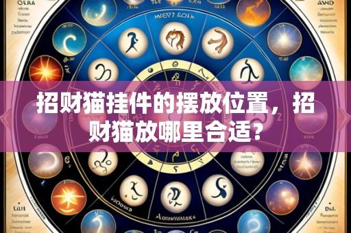 招财猫挂件的摆放位置，招财猫放哪里合适？