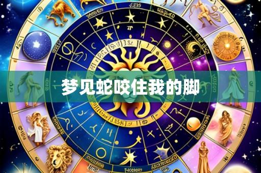 梦见蛇咬住我的脚