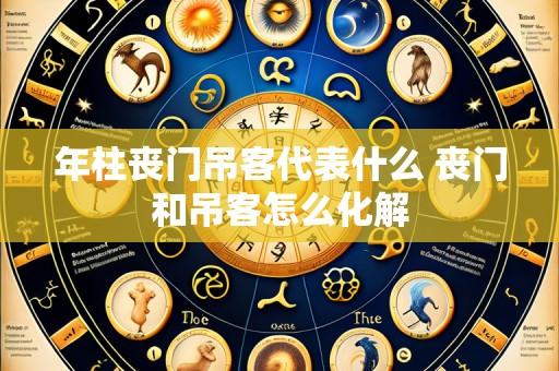 年柱丧门吊客代表什么 丧门和吊客怎么化解