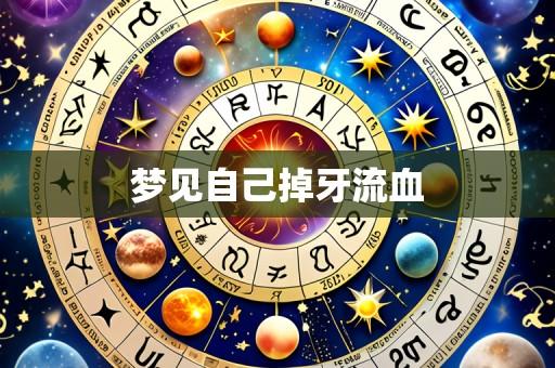梦见自己掉牙流血