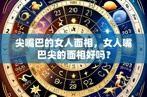 尖嘴巴的女人面相，女人嘴巴尖的面相好吗？