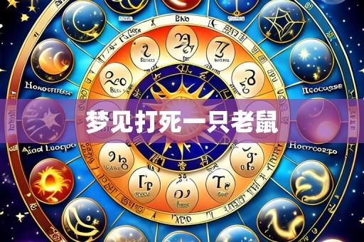 梦见打死一只老鼠