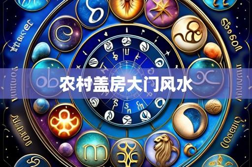 农村盖房大门风水