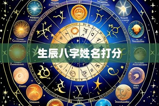 生辰八字姓名打分