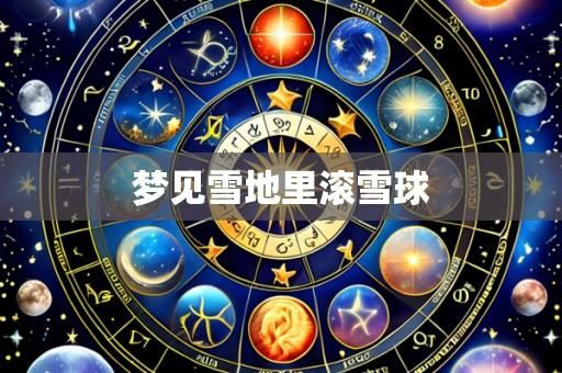 梦见雪地里滚雪球