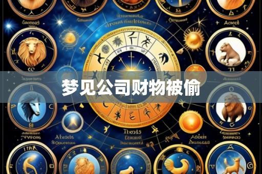 梦见公司财物被偷