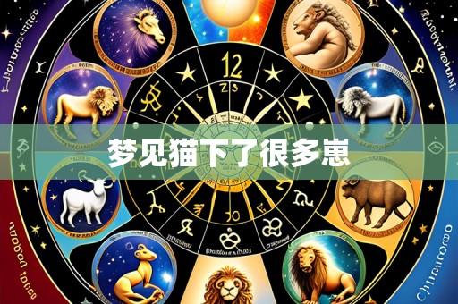 梦见猫下了很多崽