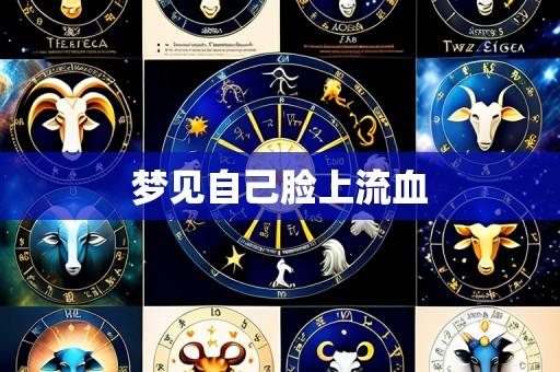 梦见自己脸上流血