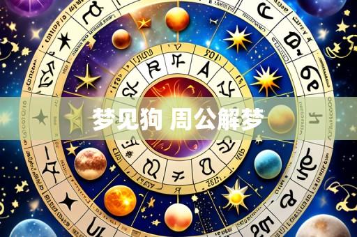梦见狗 周公解梦