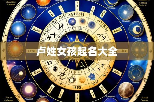 卢姓女孩起名大全