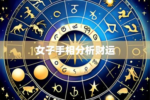 女子手相分析财运