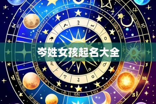 岑姓女孩起名大全