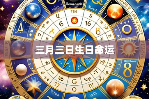 三月三日生日命运