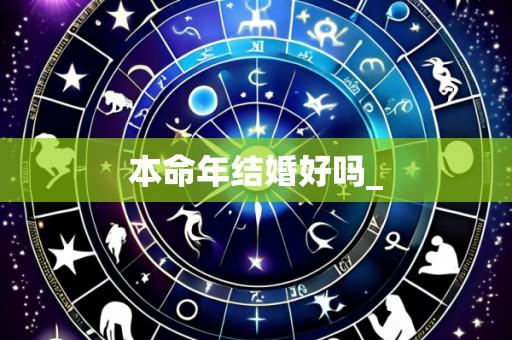 本命年结婚好吗_