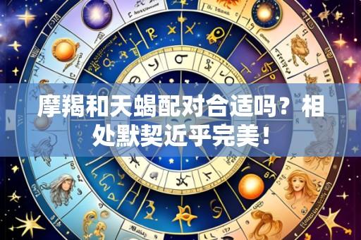 摩羯和天蝎配对合适吗?相处默契近乎完美!