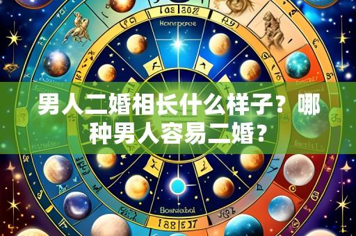 男人二婚相长什么样子？哪种男人容易二婚？