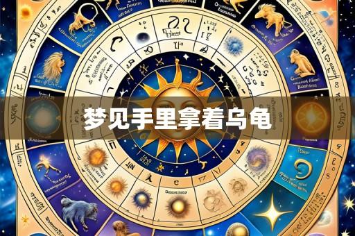 梦见手里拿着乌龟