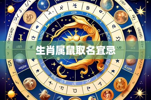 生肖属鼠取名宜忌