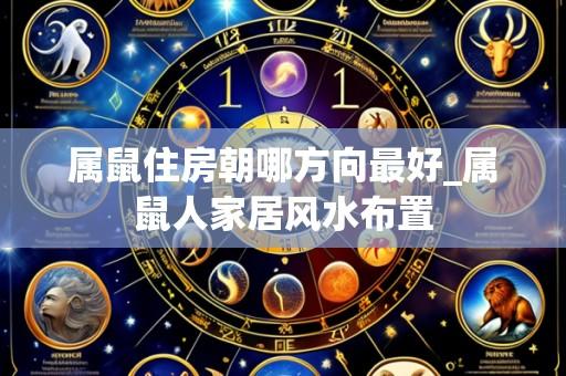 属鼠住房朝哪方向最好_属鼠人家居风水布置