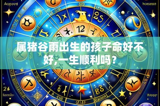 属猪谷雨出生的孩子命好不好,一生顺利吗？