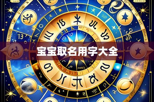 宝宝取名用字大全