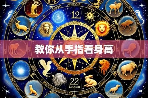 教你从手指看身高