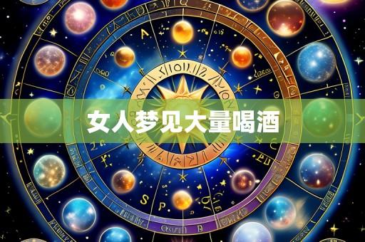 女人梦见大量喝酒